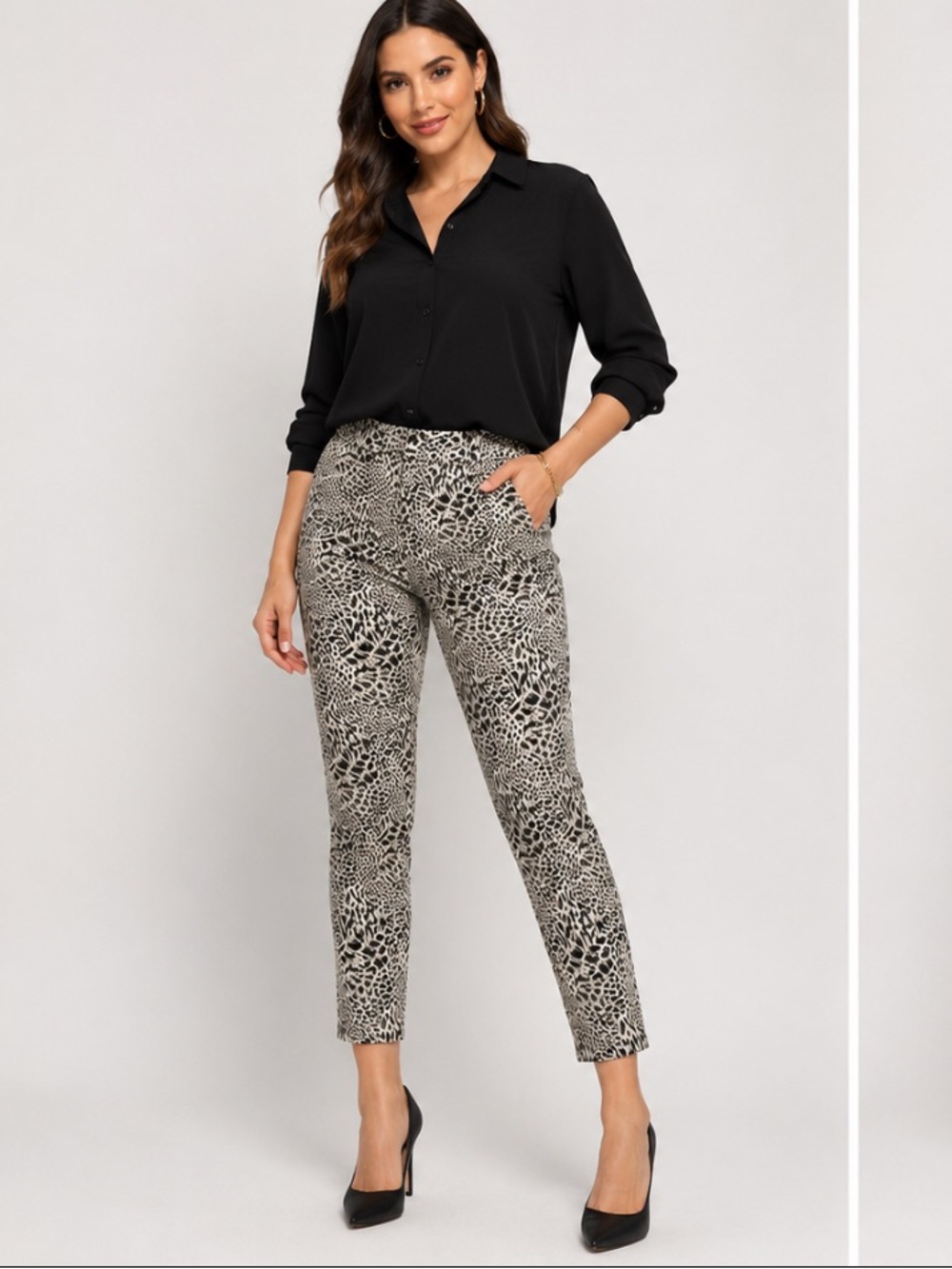 J crew collection metallic black and gold pants size 8